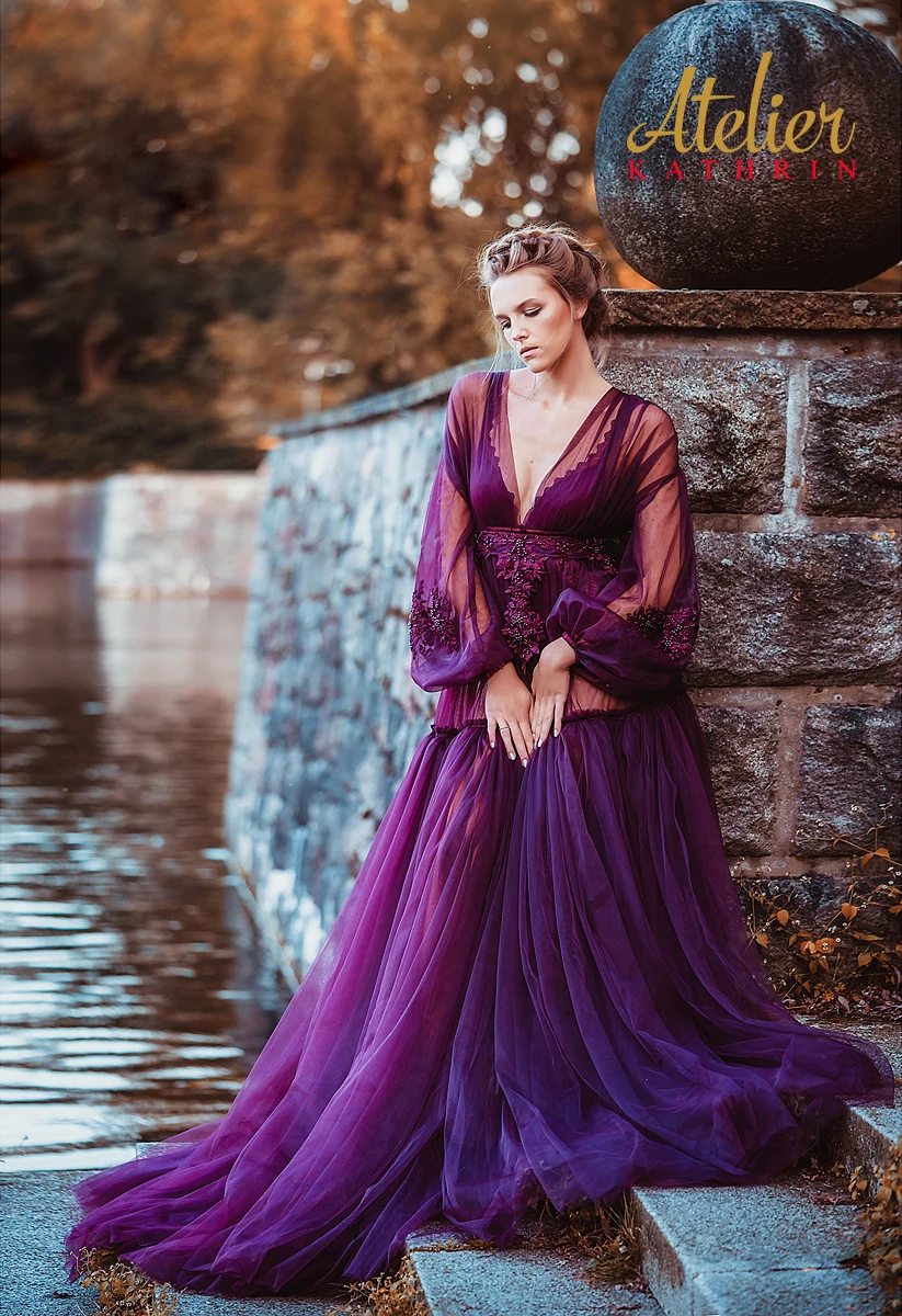 Tulle Maternity Dress Maternity Gown 