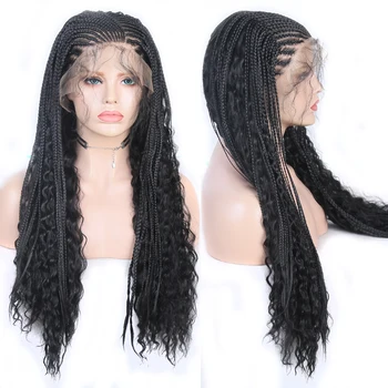 

Charisma Bohemian Braids Wigs Synthetic Lace Front Wig with Baby Hair High Temperature Fiber Long Braids Braided Wigs for Women