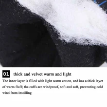 Новые женские перчатки для катания на лыжах, женские перчатки для катания на лыжах с толстыми пальцами, термостойкие перчатки для катания на открытом воздухе, зимние велосипедные перчатки