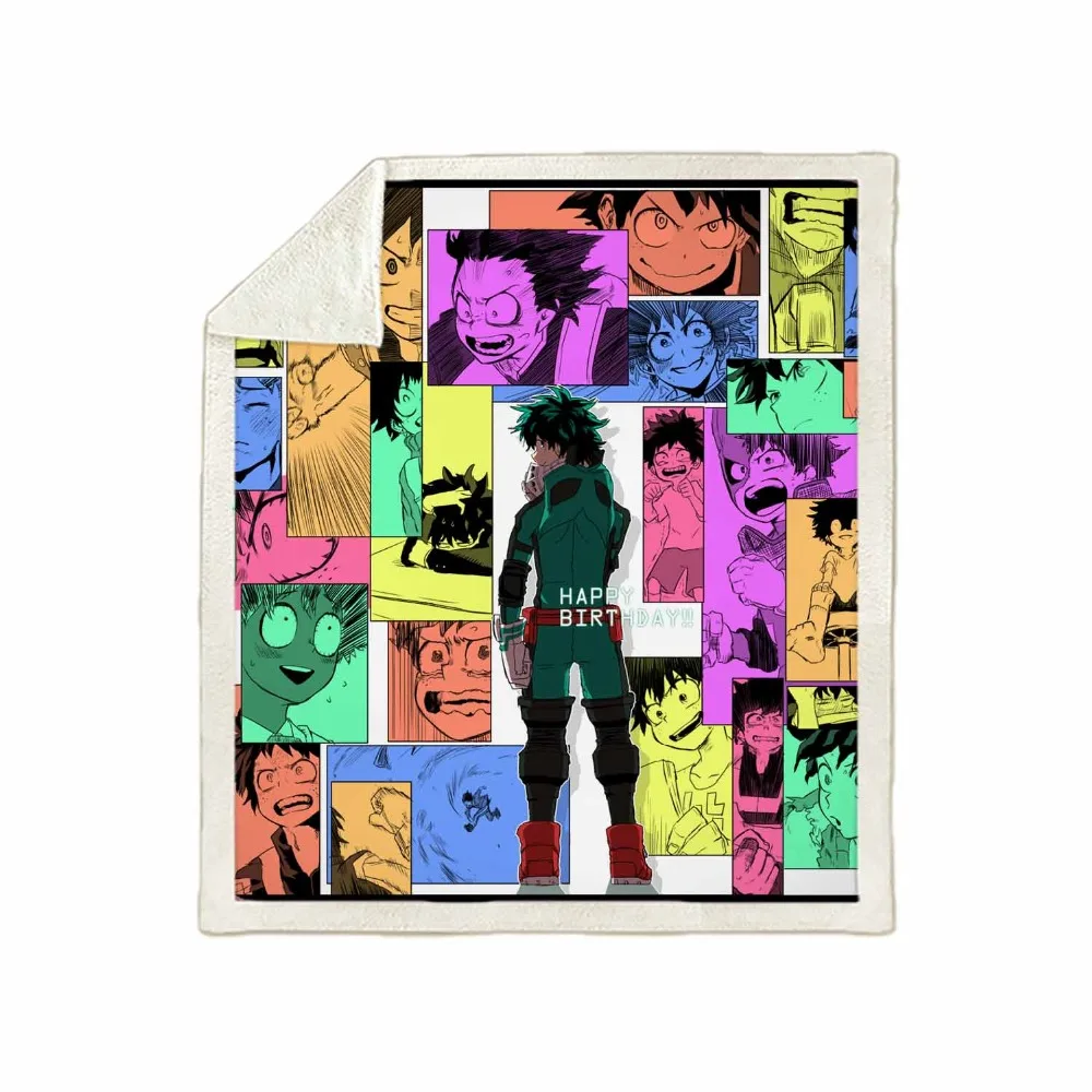 YOJULY My hero college style Kids Adult 3D printed blanket Couch Quilt Cover Travel Bedding fashion factory outlet store K02