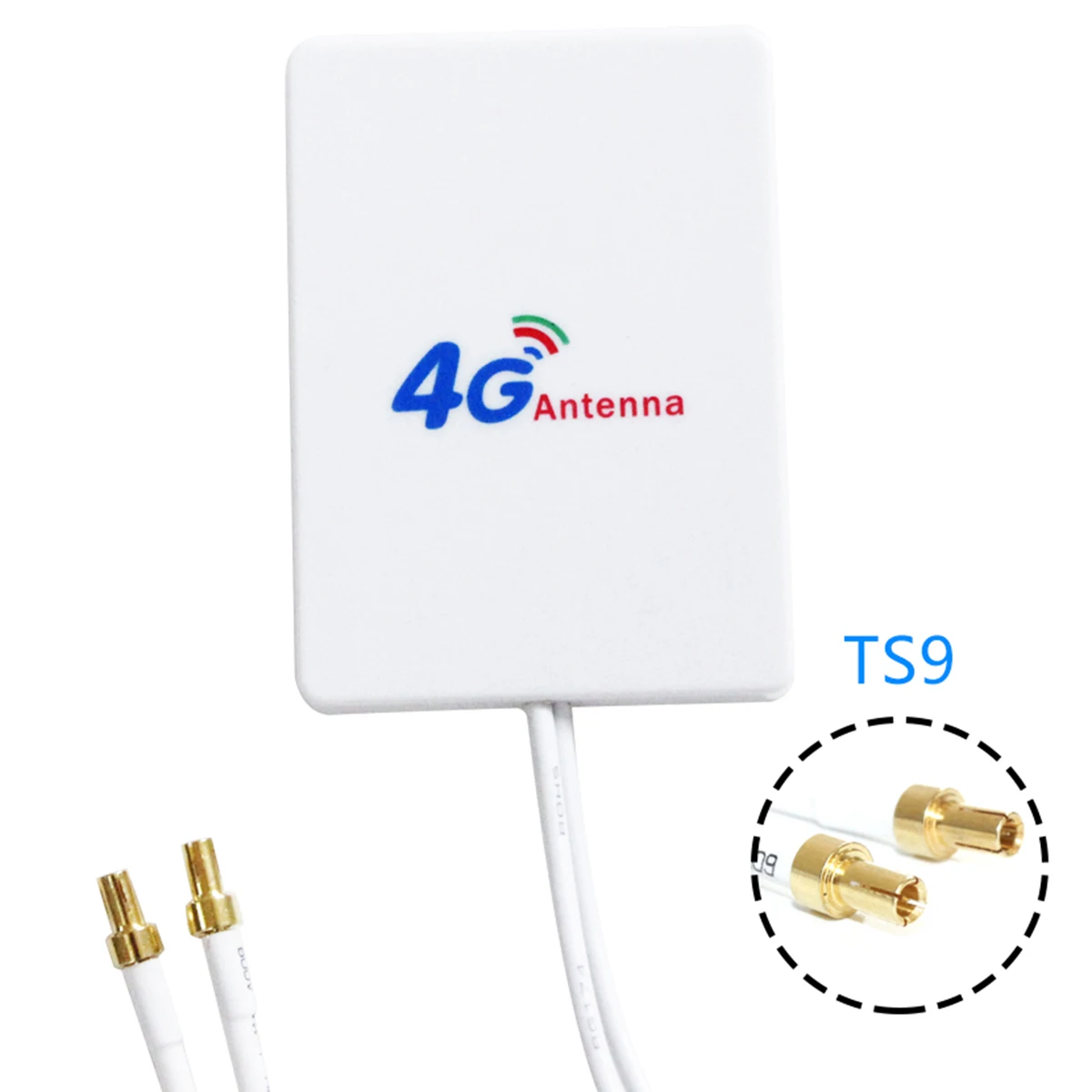 SOONHUA LTE Антенна внешние антенны 28dbi 700-2700 МГц Dual RG174 с TS9/CRC9/SMA разъем 3х метровый кабель