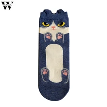 Womail, женские милые носки с животными из мультфильмов, женские носки, теплые мягкие хлопковые носки для девушек