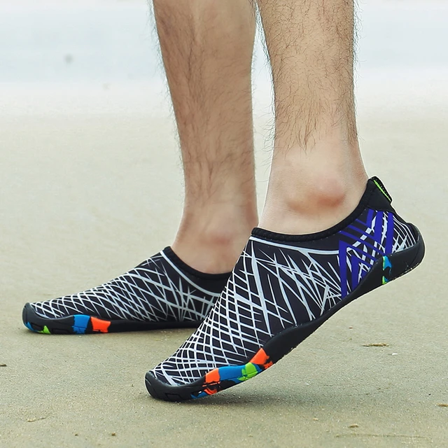 Zapatillas Transpirables de Natación para Hombre y Mujer, Escarpines de  Playa Unisex de Secado Rápido, el Agua y Exteriores - AliExpress