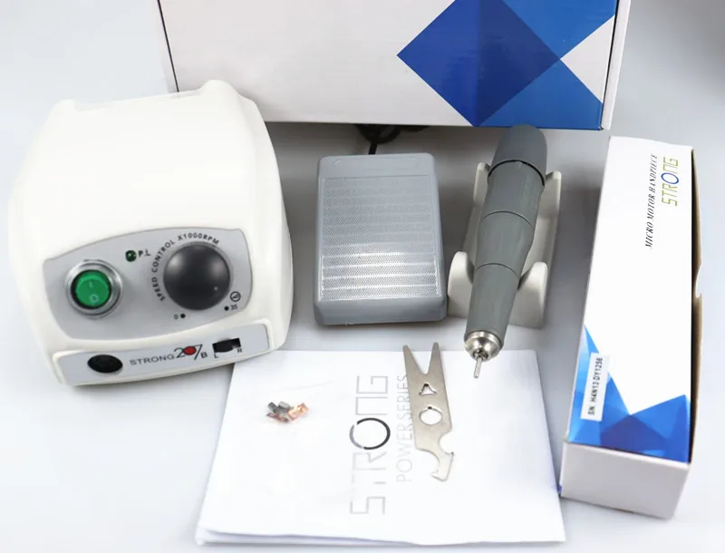 50000RPM Nail Drill Strong 207B 65W Manicure Machine Pedicure Kit Electric Strong Nails Art Tool Handpiece Nail File Equipment 2
