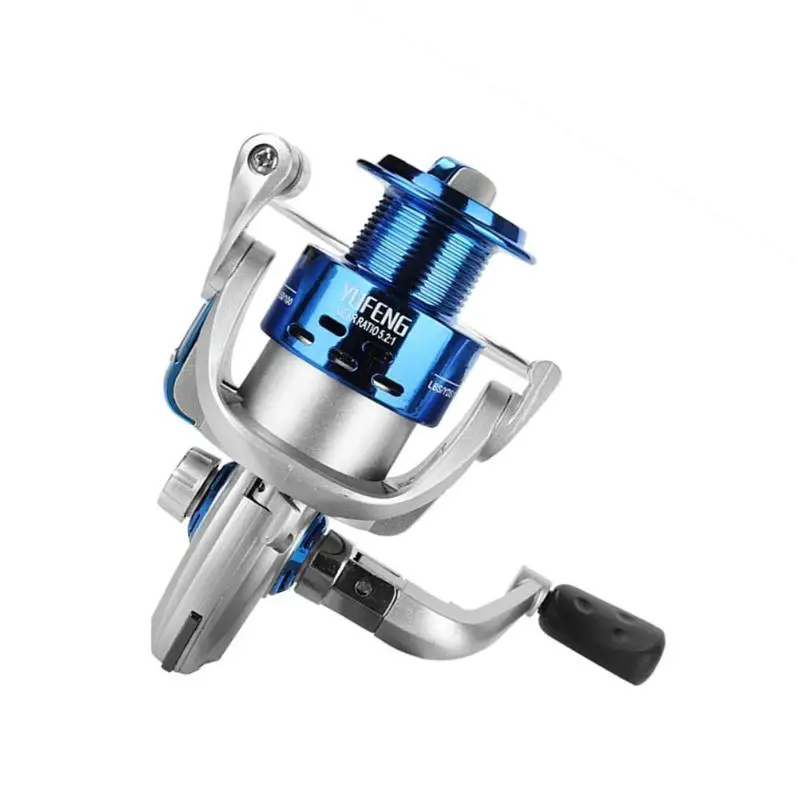 

Spinning Fishing Reels Fishing Coil Full Meta Right or Left Hand Interchangeable Spinning Fish Reel 5.2:1 8BB Fishing Wheel