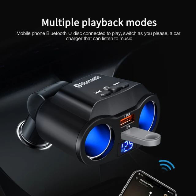 G7 Multifunctional Car Bluetooth Handsfree Transmitter Kit FM Transmitter  USB MP3 Music Player USB Car Cigarette Lighter Modern - AliExpress