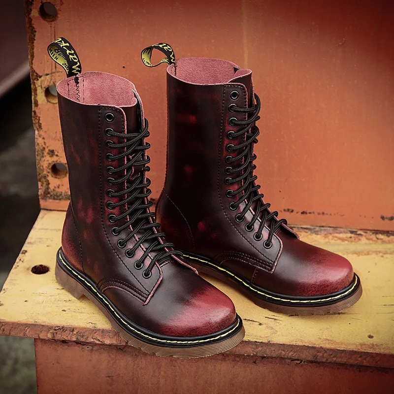 

2018 Autumn And Winter Europe And America Fashion Men's Boot Shoe Hot Sales Motorcycle Boots Knight Boots Martin Boots