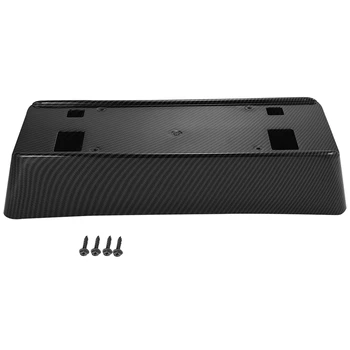 

Car Front License Plate Holder for Dodge Challenger 2015+ Carbon Fiber Front Bumper License Plate Bracket Accessories