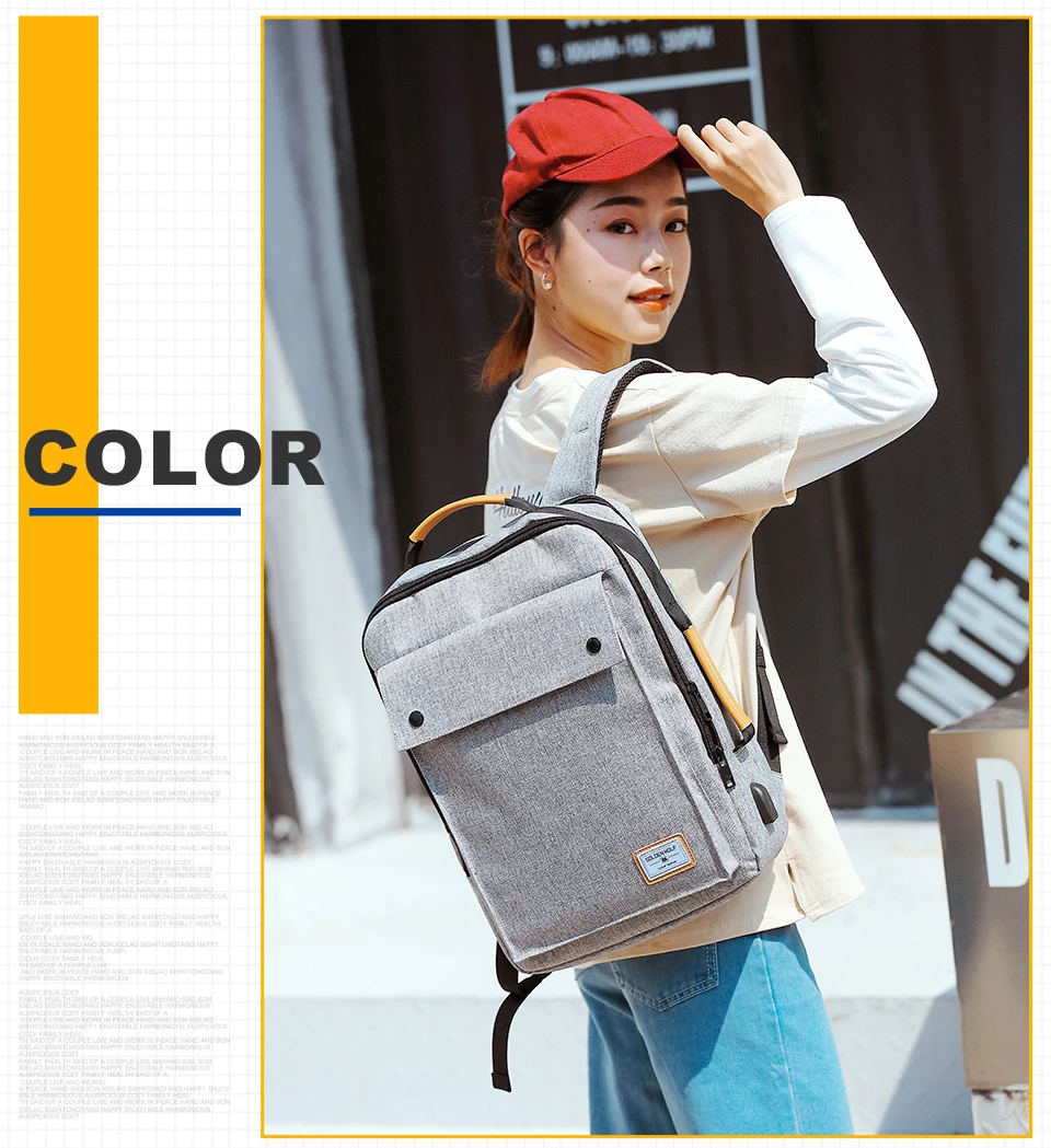 Business Backpack Men Briefcase Travel USB Charging Bag Male Waterproof Laptop 15.6 Inch Notebook Bags Pack Unisex Women Bagpack (2)