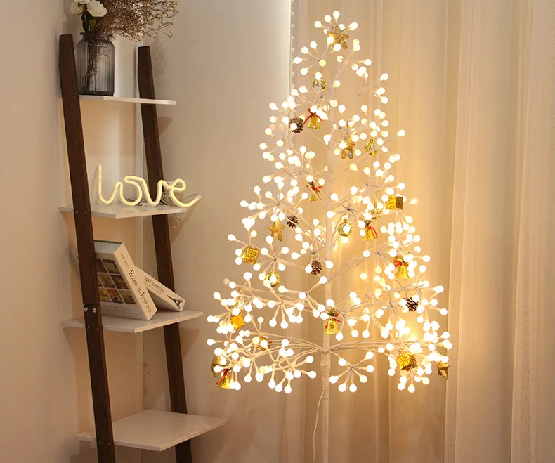 Крест-граница для INS GIRL'S Heart Shining Tree огни комнаты Декоративные Мори серии спальня романтический светодиодный цветной светильник новогодний Dec