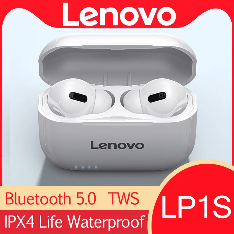 Беспроводные наушники Lenovo LP1S LP1 S с поддержкой Bluetooth 5 0 Hi-Fi микрофоном Спортивная