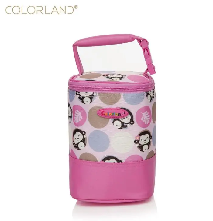 COLORLAND брендовая сумка для детской бутылочки, термос, сумка-тоут, сумка для ухода за младенцем, изоляционная сумка для грудного молока, для сохранения фруктов, свежий Ланч-бокс
