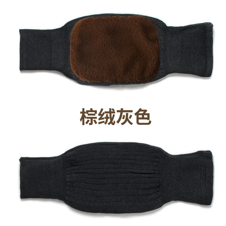 Autumn Winter Knee Pads Sport Cashmere Kneelet Warm Old Cold Legs Double Layer Thick Wool Kneelet Cover Plus Velvet