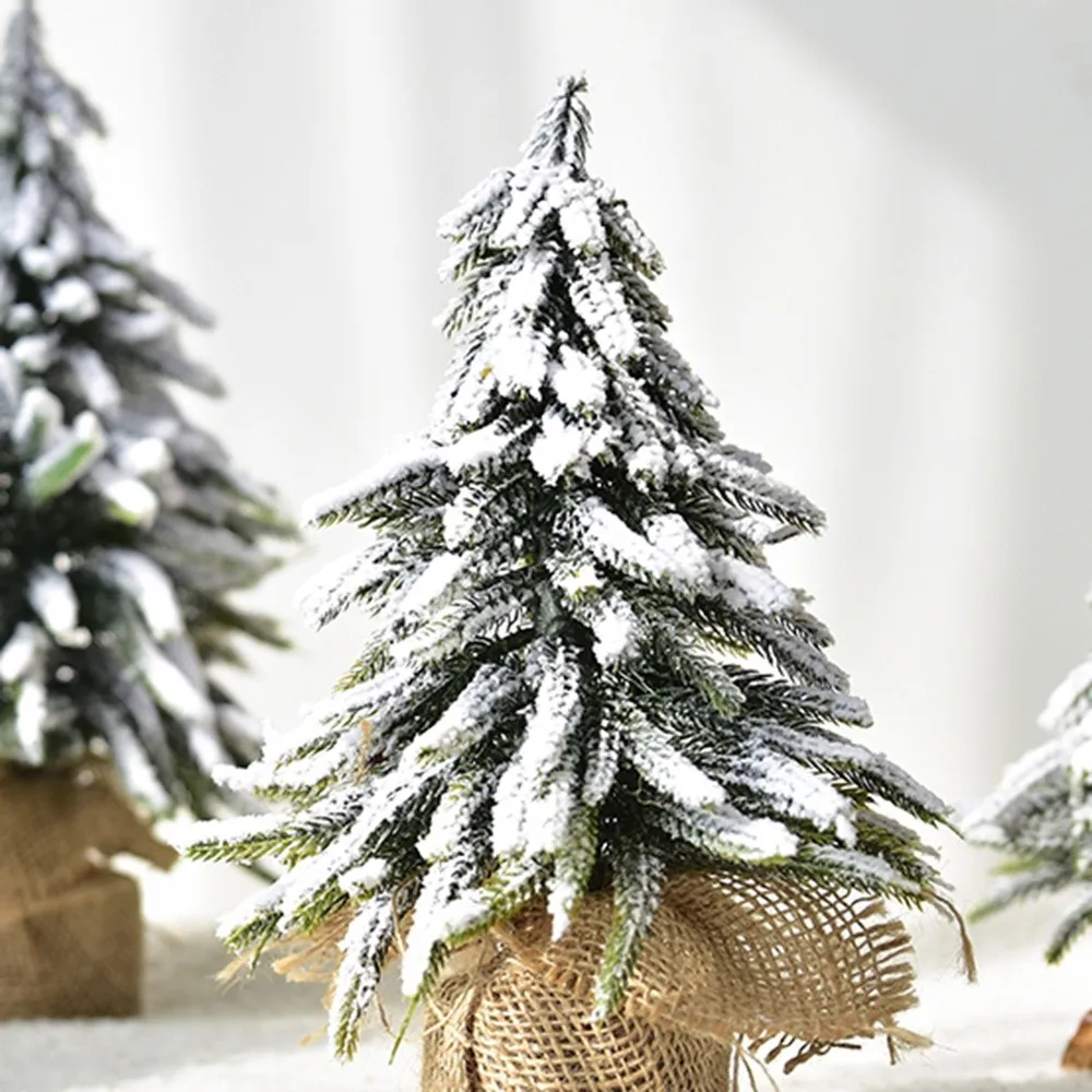 Украшения для рождественской елки, снежные стекающиеся Рождественские елки, снежинки, ветки тутового дерева, витрина для окна, сцена, домашний декор