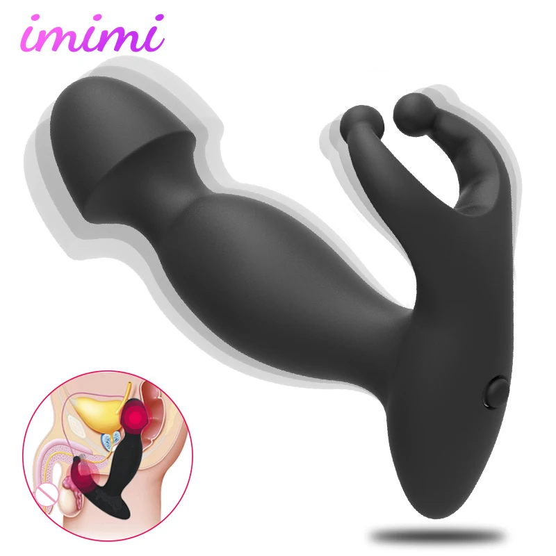 Анальный вибратор для геев мастурбатор реалистичный фаллоимитатор массажер