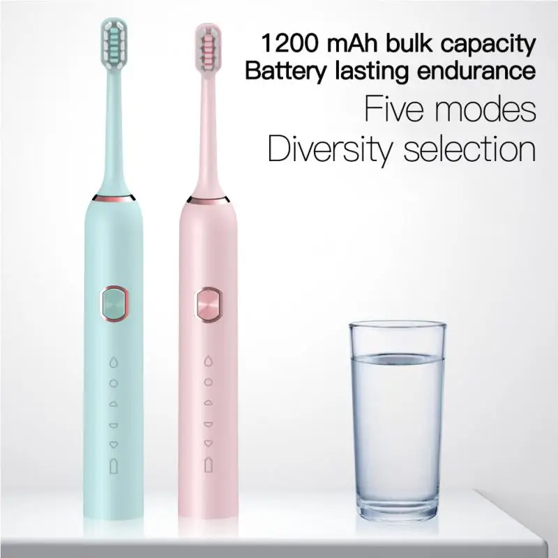 Powerful Ultrasonic Sonic Electric Toothbrush USB Charge Rechargeable Tooth Brushes Washable Electronic Whitening Teeth Brush Powerful Ultrasonic Sonic Electric Toothbrush USB Charge Rechargeable Tooth Brushes Washable Electronic Whitening Teeth Brush