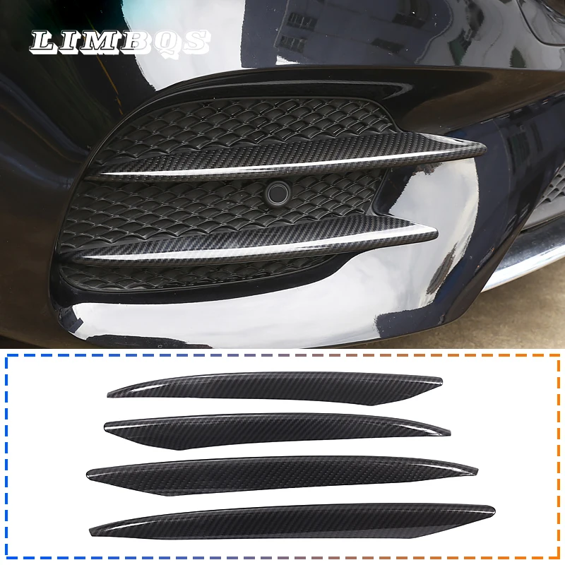 

3 styles Front Foglights Lamp Cover For W213 Mercedes Benz E Class 2016-2019 bumper left right fog lamps granish chrome trim