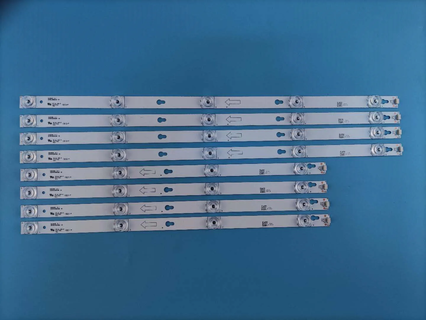 1set=8pcs(4A+4B)LED Backlight Strips (8) PCS for TCL 55d2900 4C-LB5504-HR / 4C-LB5505-HR 55S405LEAA 55S405TKAA