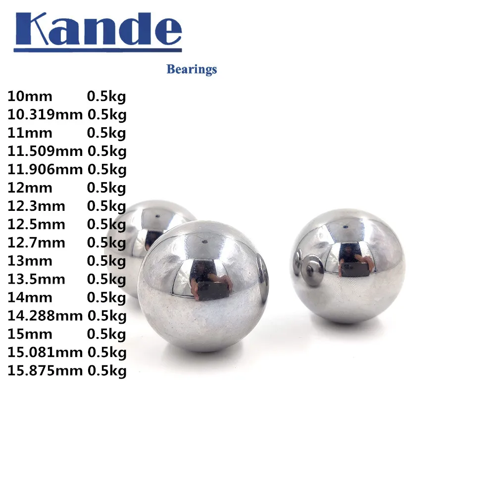High Quality GCR15 Solid ball High precision G10 10 11 12 13 14 15 mm 500g hardness bearing ball For CNC ,impact test .No Magnet afbeelding