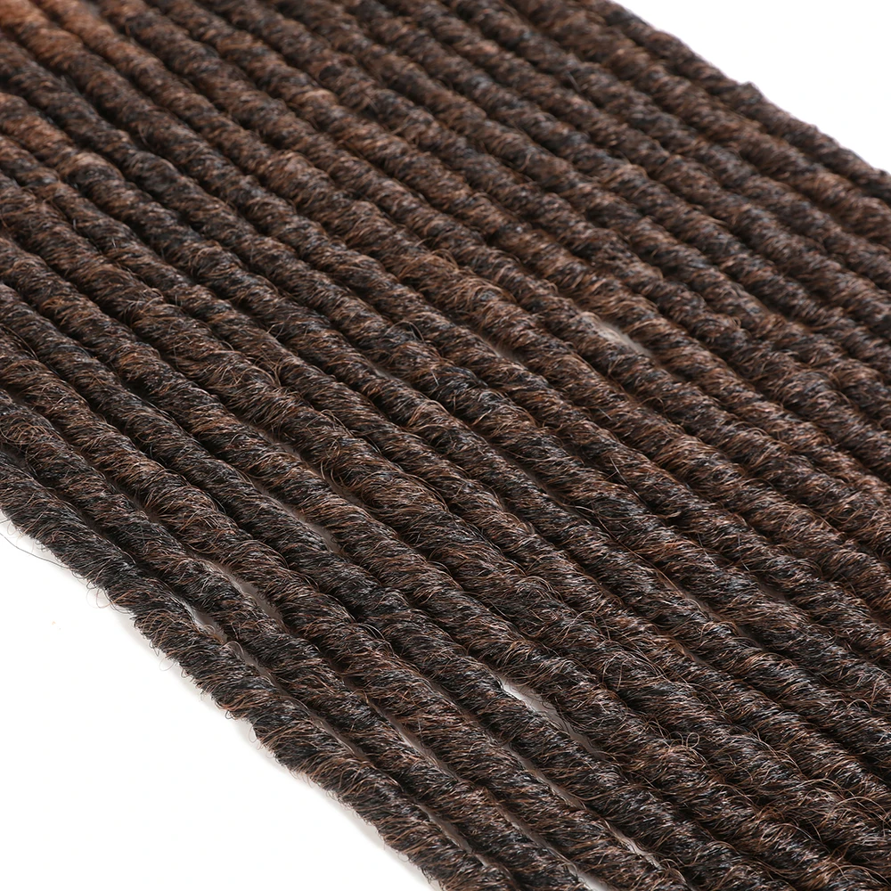 Crochet Braids Jumbo Synthetic Faux Locs Braiding Hair Extensions 18in X-TRESS