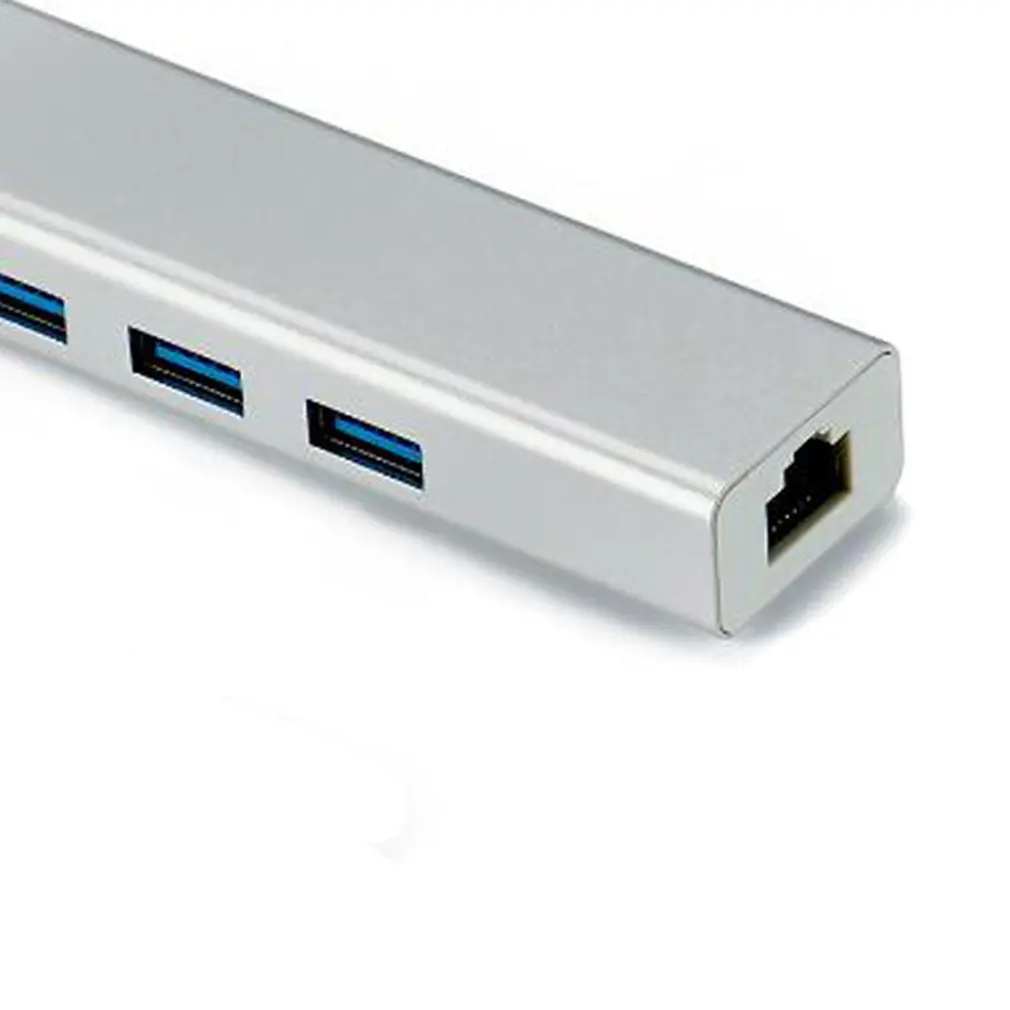 USB 3,1 USB-C Тип C 10/100 Мбит/с Gigabit Ethernet Rj45 сетевой адаптер с 3 портами(стандарт 3,0 сетевая карта для MacBook