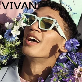 

Q86692 Luxury Sunglasses Women Brand Design Trendy Square Frame Men Vintage Sun Glasses UV400 Black Blue Shades For Men