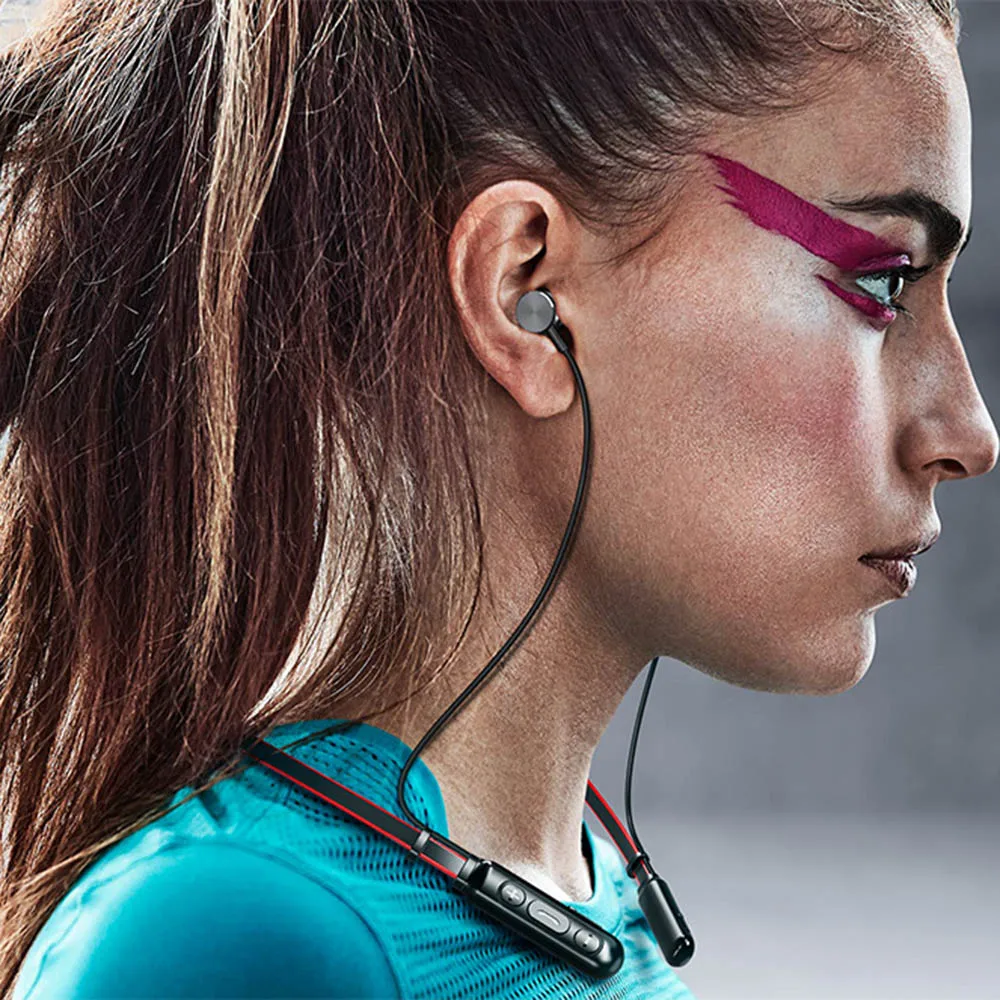 Bluetooth 5,0 Earbub Q9 беспроводные наушники водонепроницаемые наушники с креплением на шею стерео для i10 HD вызова/спорта