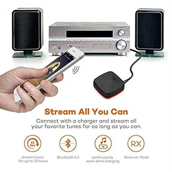 

Portable APTX 3.5mm Jack Aux ABS Receiver Transmitter Bluetooth Audio Adapter Stereo Speaker Mini Music Fiber Optic HD For TV PC