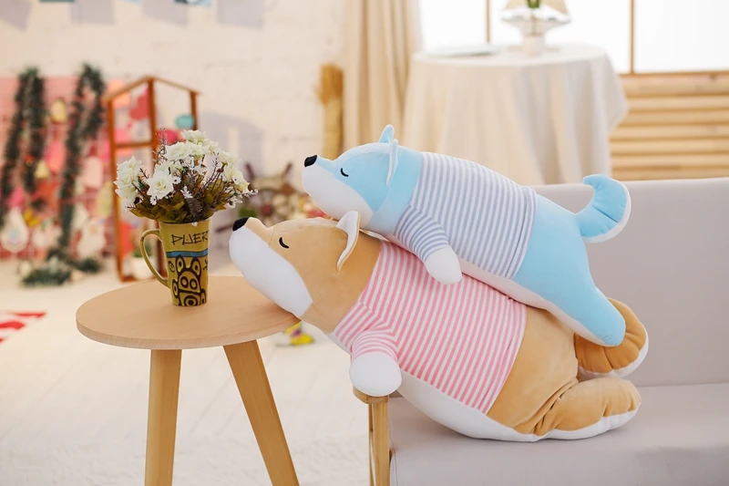 70/90 см плюшевые мягкие Aniamls игрушки мягкие Косплей Shiba «Лисья Секретная служба»(Inu собака подушка, плюшевые игрушки корги Подушка милая плюшевая игрушечная собака для детей подарок
