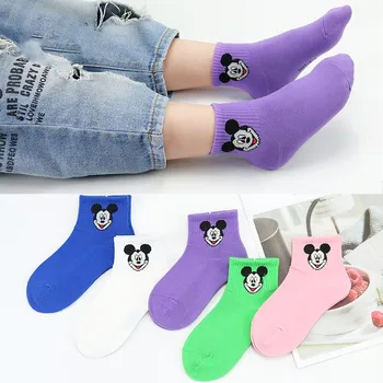 

2020 New Hot Sale Kids Toddler Girl Boys Designer Cotton Mickey Socks Cotton Spiderman Newborn Socks Casual Sock for 1-15Y