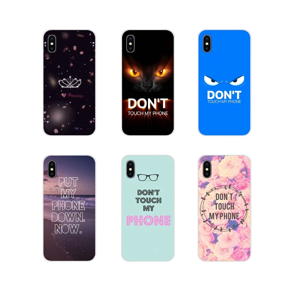 Cool Don't touch my phone для Xiaomi Redmi 4A S2 Note 3 3S 4 4X5 Plus 6 7 6A Pro Pocophone F1 аксессуары чехлы