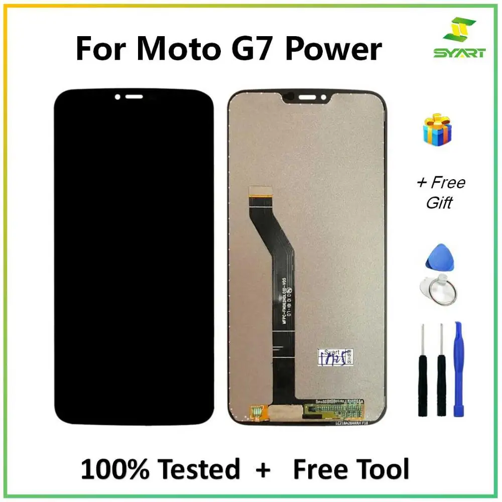Для Motorola moto G7 Power PLAY XT1955 ЖК-дисплей сенсорный экран дигитайзер сборка Замена для