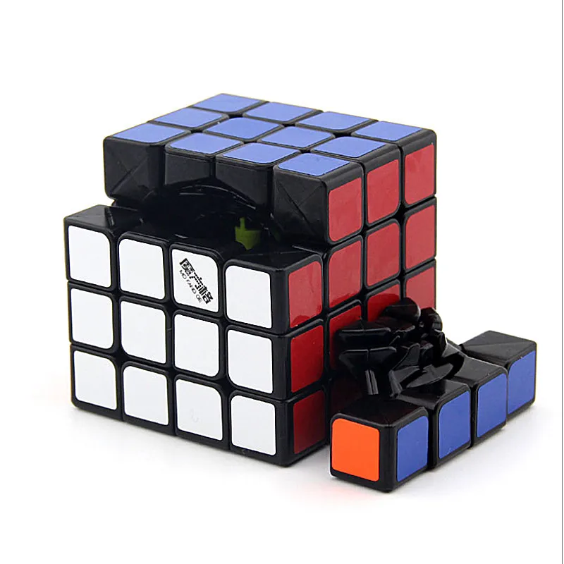 black Qiyi mofangge Wuque 4x4x4 скоростной куб MOFANGE 4x4 головоломка волшебный куб qiyi wuque 62 мм 4x4 Головоломка Куб класс обучающие игрушки - Цвет: black