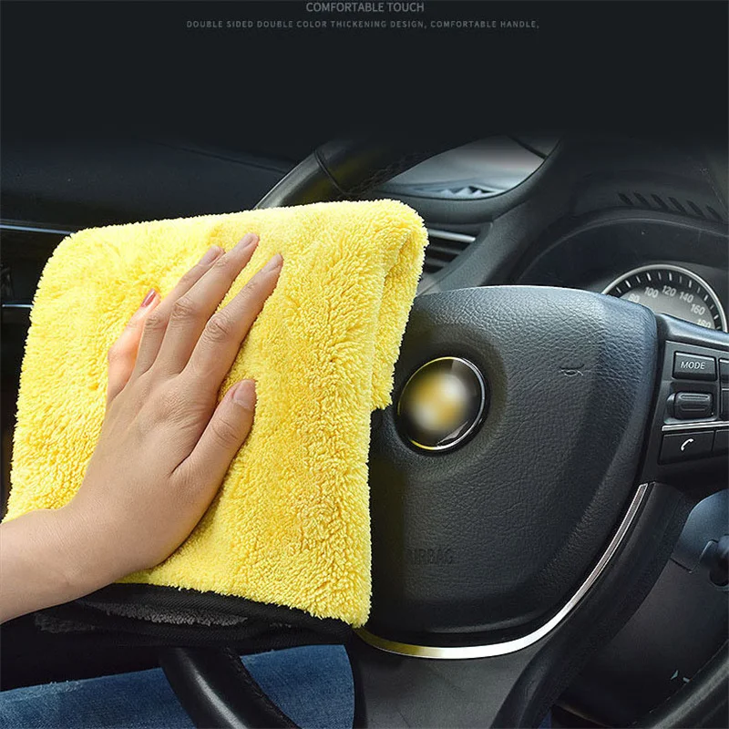 Microfiber Towel Car Wash Microfiber Towel Car Cleaning Drying Cloth Hemming Care Cloth Detailing Wash For Toyota