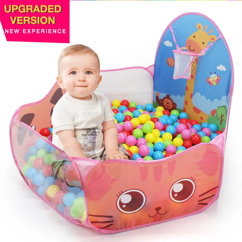 

Foldable Playpens Game Pool Play Pool Baby Playpen Easy And Cheap Ocean Ball Pool Game Toddler Ball Pit for Kids Gifts