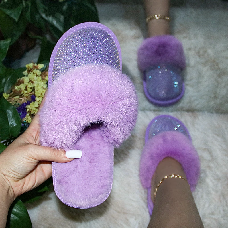 furry house slippers