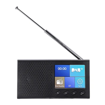 

Portable Radio FM DAB Stereo Digital Radio Receiver Color Screen FM Radio bluetooth MP3 Music Player