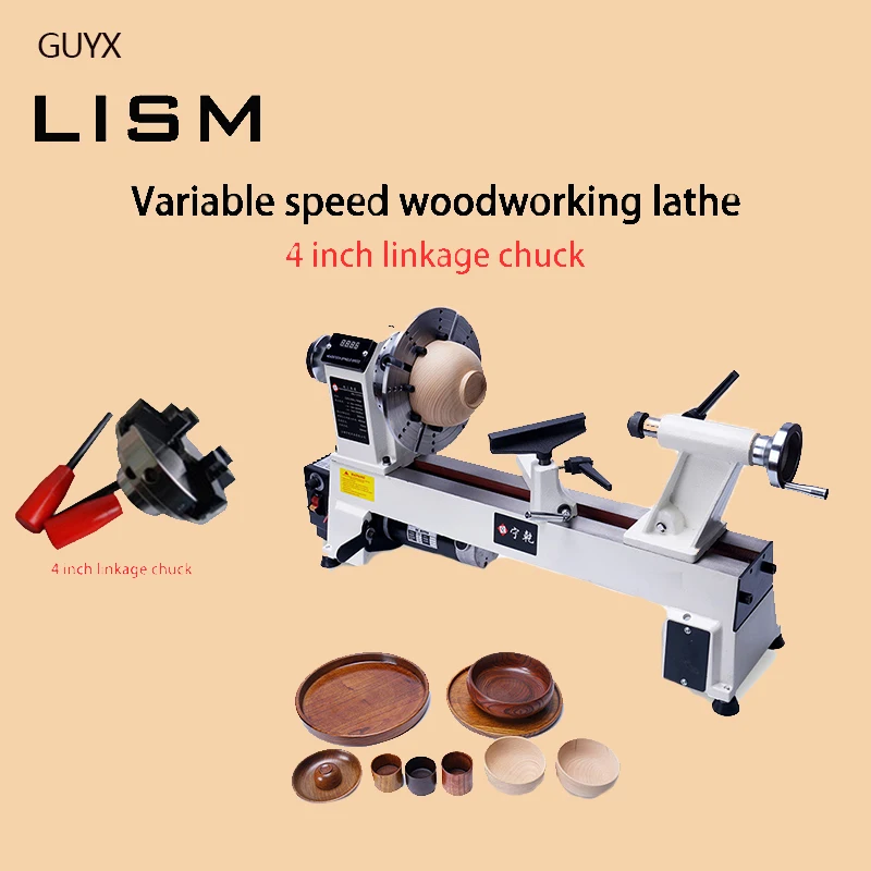 

Small Chuck Lathe Power Tools Electric Variable Speed Woodworking Lathe