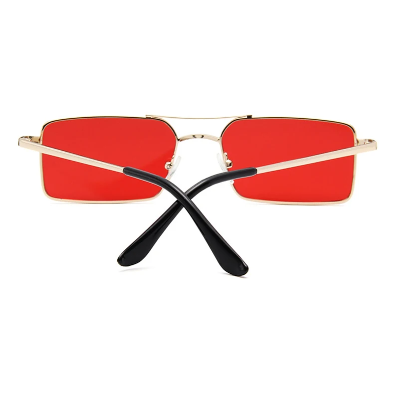 OEC CPO Vintage Square Metal Steampunk Sunglass Women Brand Designer Metal Punk Sun Glasses Driving Men Oculos De Sol O156