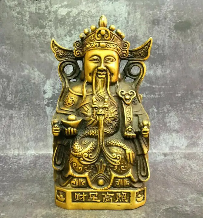 Chinese Pure Brass God of Wealth StatueStatues & Sculptures AliExpress