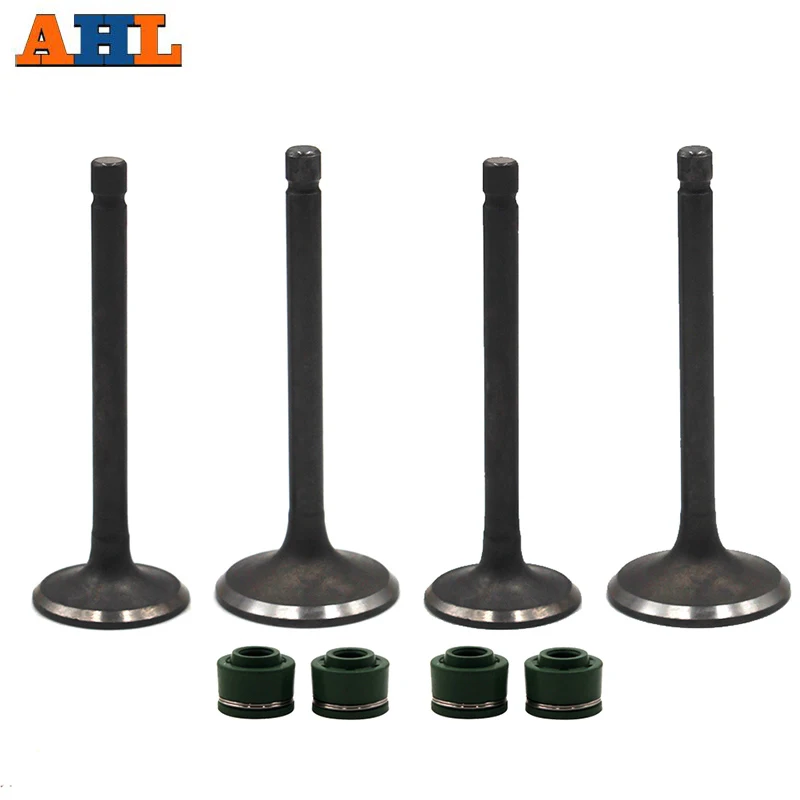 Комплект впускных и выпускных клапанов 2 пары уплотнений для Kawasaki KL250 Super Sherpa (2