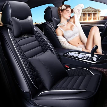 

Full Coverage Eco-leather auto seats covers PU Leather Car Seat Covers for Jeep renegade cherokee jeep2009 compass wrangler