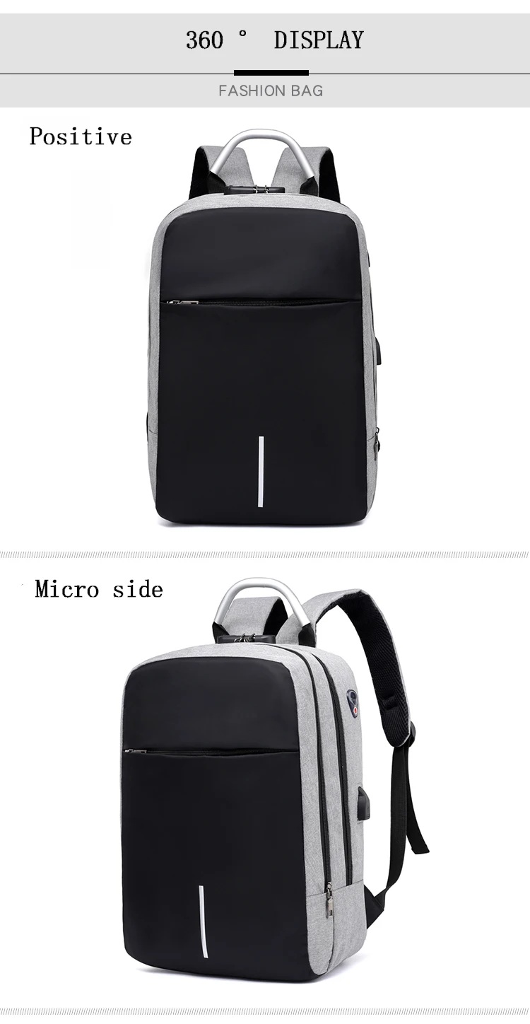 OUBDAR для мужчин Универсальный Anti Theft Рюкзак 15,6 "дюймовый ноутбук Usb зарядные рюкзаки водостойкий Школьный Сумки для деловых поездок