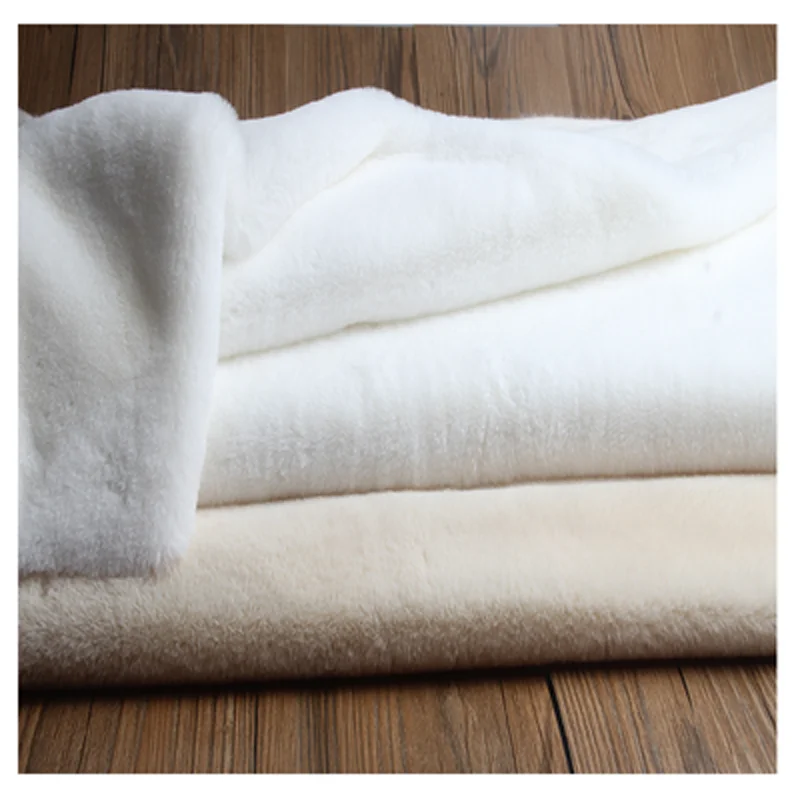 Имитация меха кролика рекс плюшевая ткань счетчик дисплей фоновая ткань одежда Подушка скатерть, диван подушка