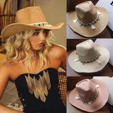 HT257 Summer unisex Ribbon sun hat casual vacation Panama Topper hat straw hat women Beach jazz men hats Foldable Chapeau
