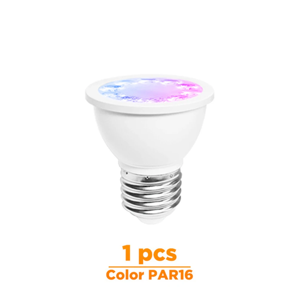 5W par16 E27/e26 лампа zigbee умный дом rgb+ cct прожектор работает с amazon ECHO plus smartThings hub белый 2700-6500K - Испускаемый цвет: 1 Pcs  Color Par16
