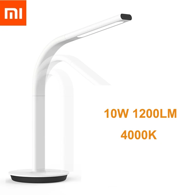 Xiaomi Mijia Mi умная Светодиодная настольная лампа, настольная лампа с затемнением, лампа для чтения с поддержкой Wi-Fi, работает с Alexa Mi Home APP, дистанционное управление - Цвет: 10w