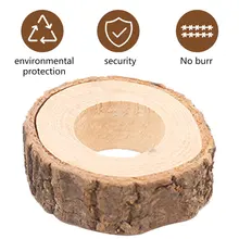 10 шт./компл. свадебные принадлежности деревенский деревянный стол Декор Творческий День рождения бар деревянное кольцо для салфеток для свадьбы для художественного оформления ногтей, ручная работа, Лидер продаж