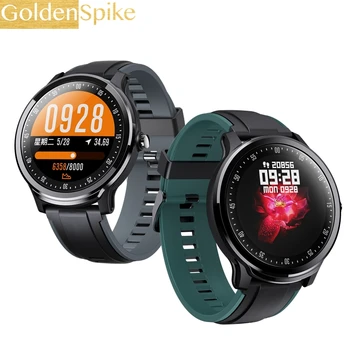 

SN80 Smart watch IP68 Waterproof 1.3 inch Full touch round screen DIY face Blood Oxygen Men Sport Smartwatch For Android IOS