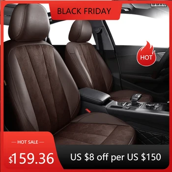 

kokololee Custom Leather car seat cover For AUDI A4 A3 A6 Q3 Q5 Q7 A1 A5 A7 A8 TT R8 Automobiles Seat Covers cars seat protector
